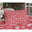 Drap-housse et coussin décoratif Ambesonne Holiday, blanc et vermillon-106799469