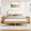 Base de lit tapissier Mid-Century-2093477612-2093477614