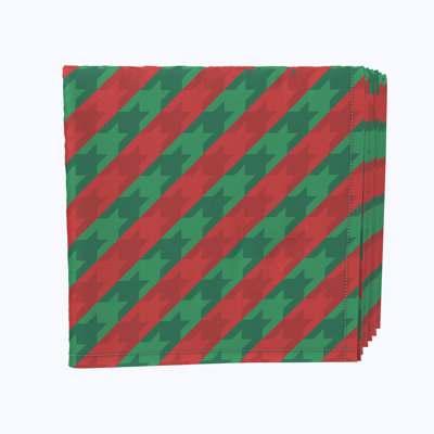 Polyester Houndstooth Square Napkin