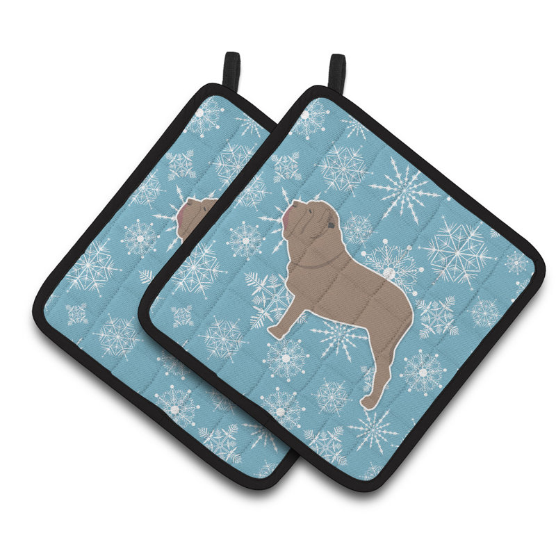 Cuisinier poignée napolitain marigide en flocons d’hiver east urban home