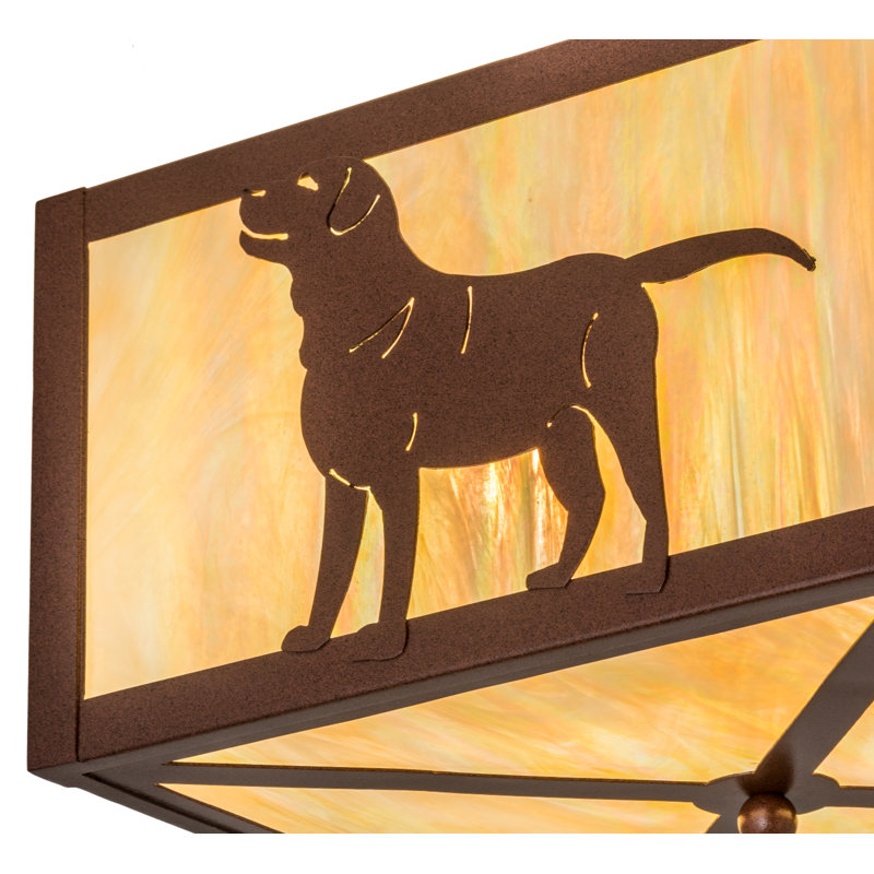 Plafonnier encastré carré 2 lumières 24 po