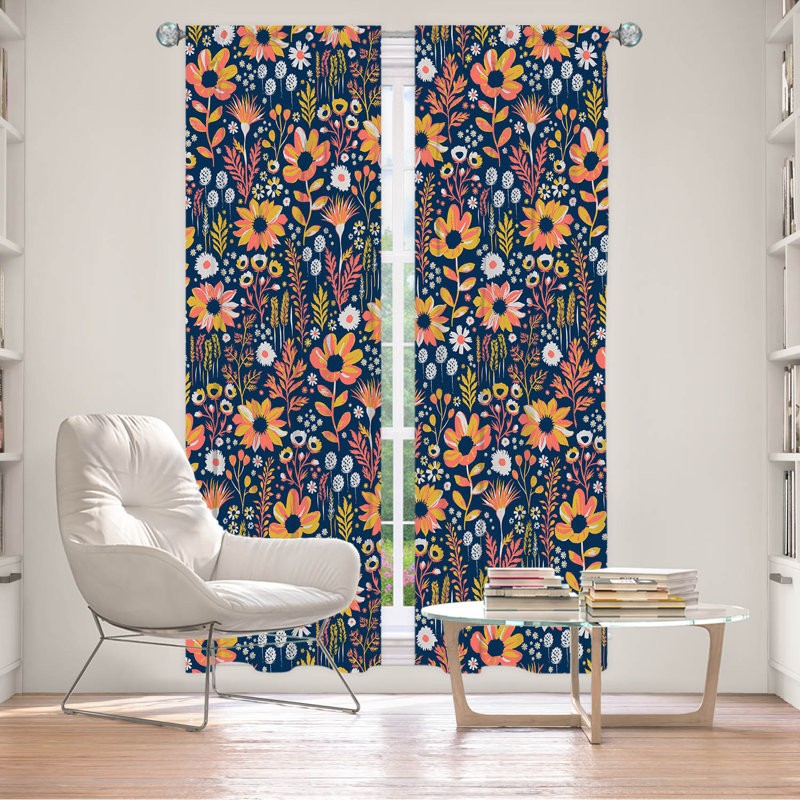 Delaughter Room Darkening Curtain Pair, 20" W x 52" L