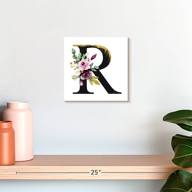 Keiri avec lettre R, H 10 po x l 10 po