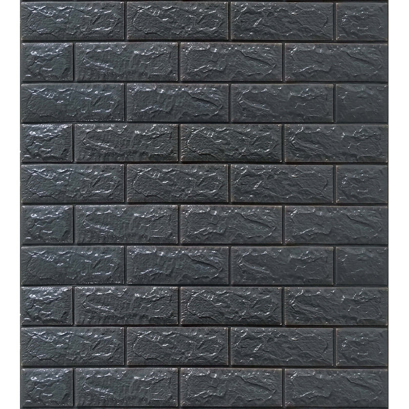 Panneau mural en vinyle auto-adhésif 30 "x 28" Falkirk Jura II, Gris anthracite
