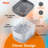 Cheer Collection Plastic Soap Dispensing Sponge Holder