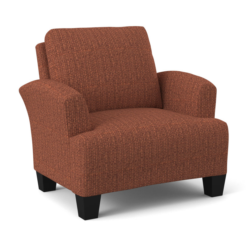 Mullins Upholstered Armchair, Bronco Spice