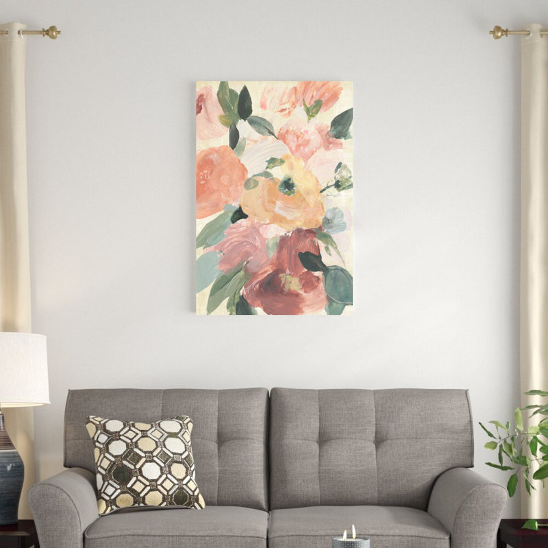 «Dreaming Of Spring II» par Annie Warren - reproduction d'art sur toile tendue, H 36 po x l 24 po
