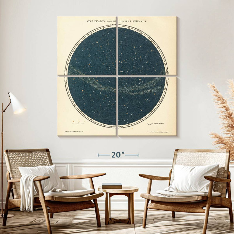 Oberle Celestial Sphere North, 57'' H x 57'' W