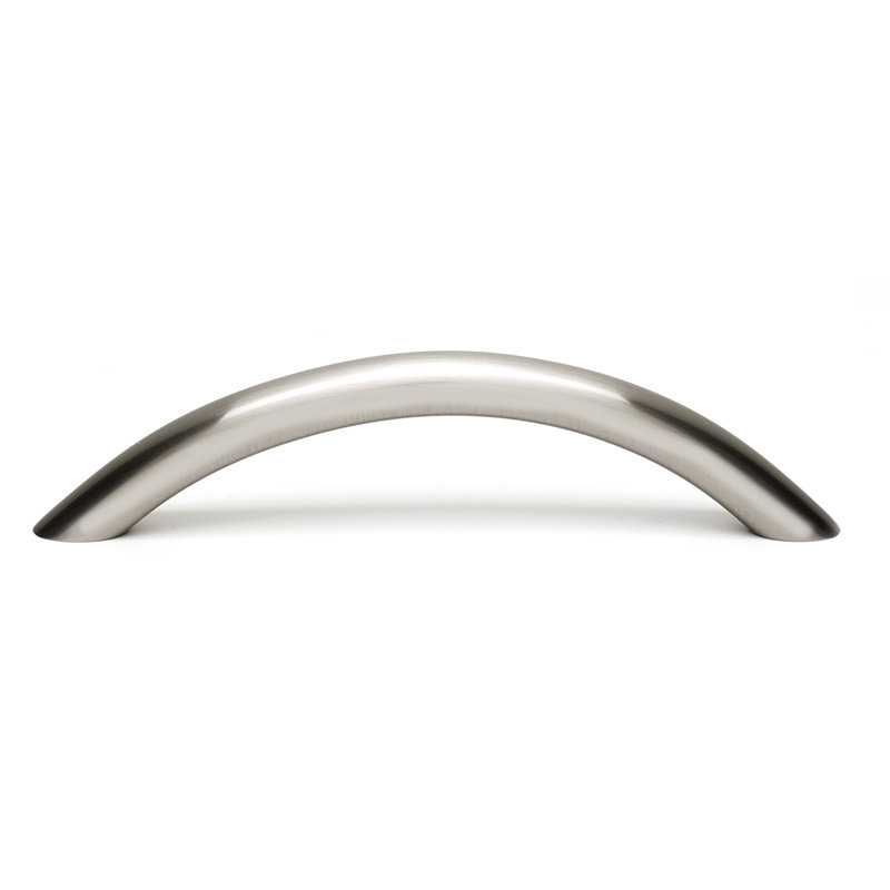 Poignée arquée Pull III, Nickel satiné, 5"