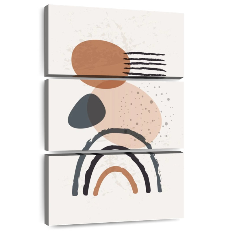Avery Boho Abstract Neutrals, 45" H x 28" W