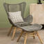 Baudin Upholstered Accent Chair with Footstool-1242122510