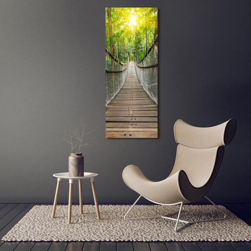 Suspension Bridge - Wrapped Canvas Print