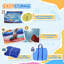 Outsunny Bouncy Castle w/ Slide Water Pool Trampoline, Blower 3.6 x 1.75 x 1.8m