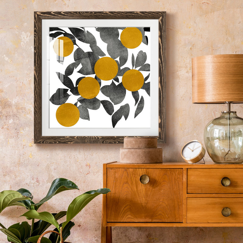 «Shadow Branch IV», reproduction encadrée de qualité supérieure - prête à être accrochée, H 27,5 po x l 27,5 po x P 1,5 po