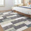 Tapis lavable à motif géométrique moderne avec envers antidérapant-133410605-133410610