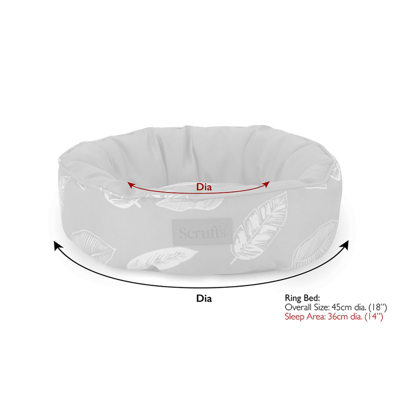Floral Polyester Pet Bed