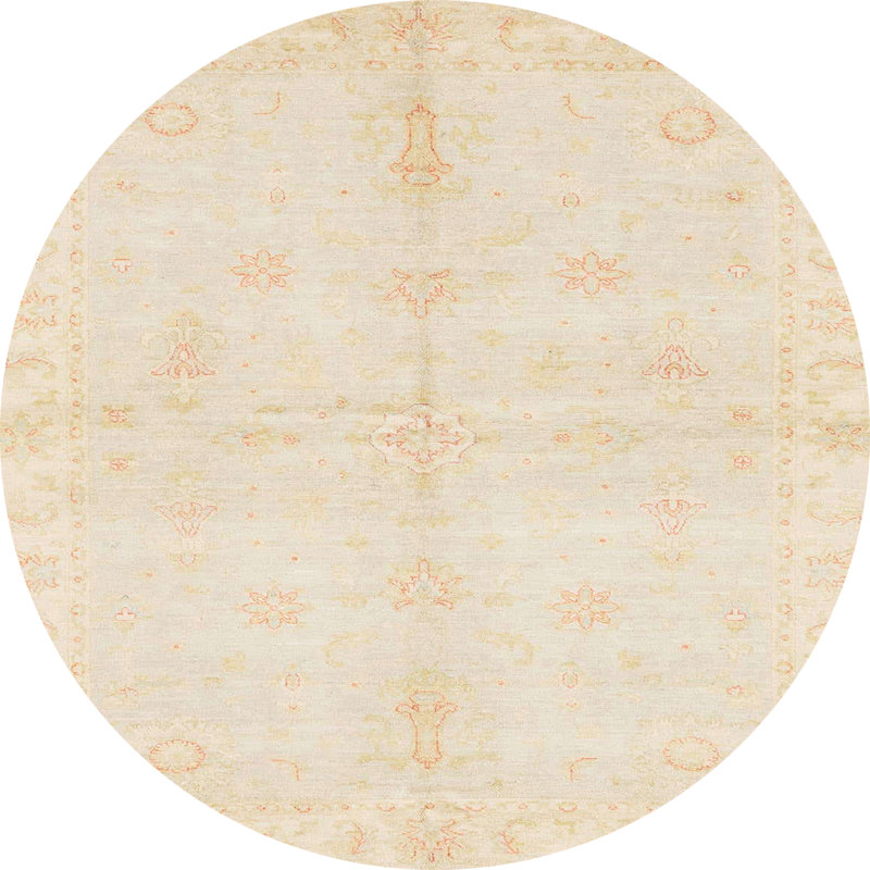 Oriental Indoor Rug, Round 8'