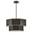 Facet Seven-Light Convertible Hexagonal Two-Tier Chandelier-94487040-94487041