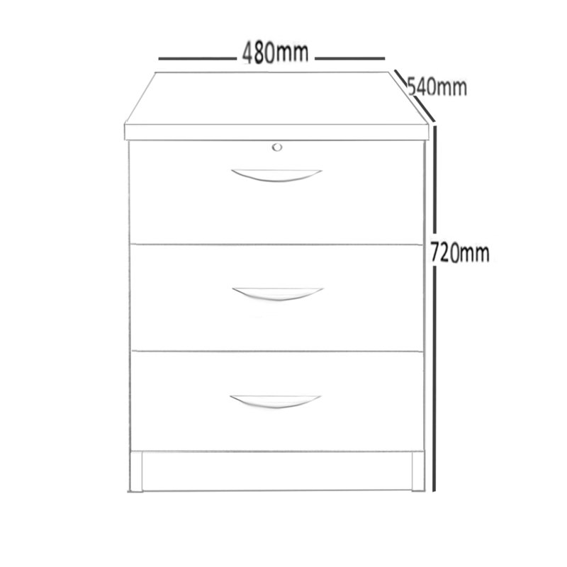 Multimedia Storage Unit, Classic Oak