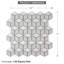 Eusden Glass Honeycomb Mosaic Wall Tile