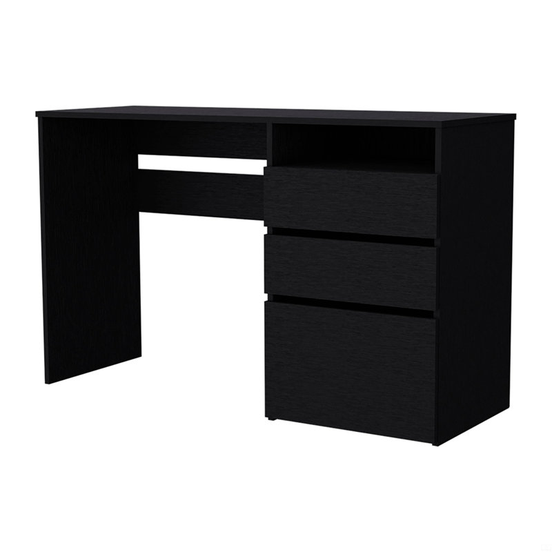 Bureau d'ordinateur San Diego, une tablette, Noir