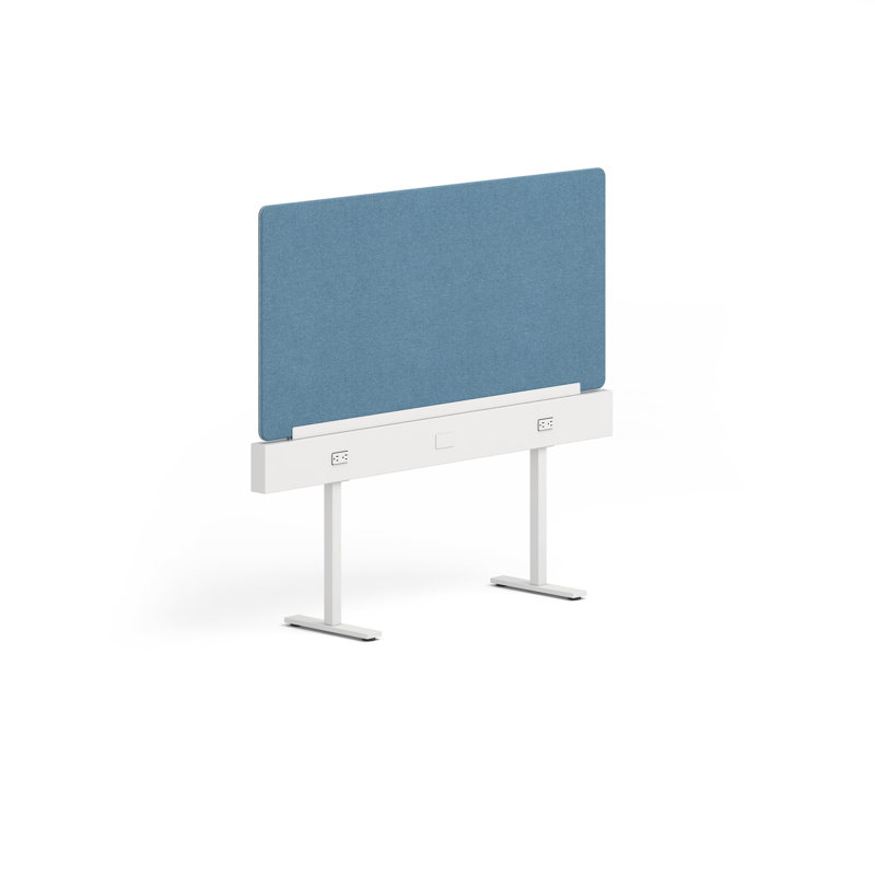 Boom Power Rail Privacy Panel, 60", Dark Grey