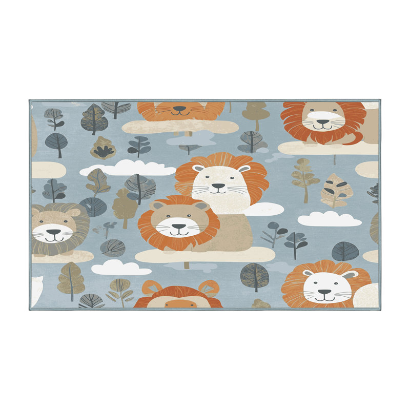 Tapis pour enfants East Urban Home, Rectangulaire 2 pi x 3 pi