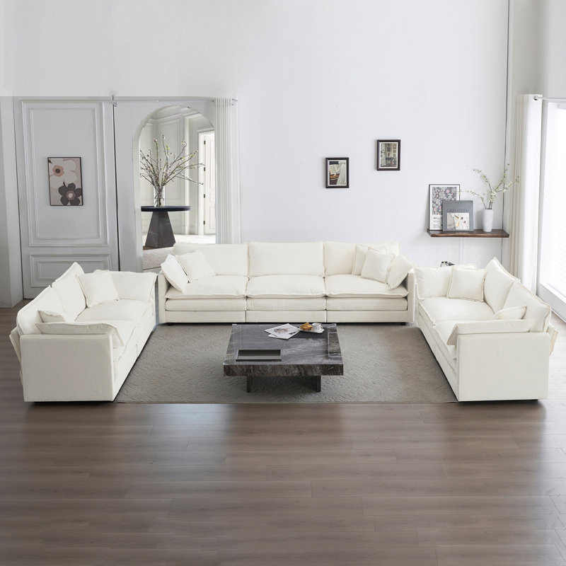 Chenille Modular Sectional Sofa