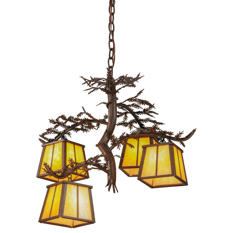 Rustic Lodge 4 - Light Chandelier
