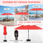 Parasol pour terrasse double 15 pi-865996657