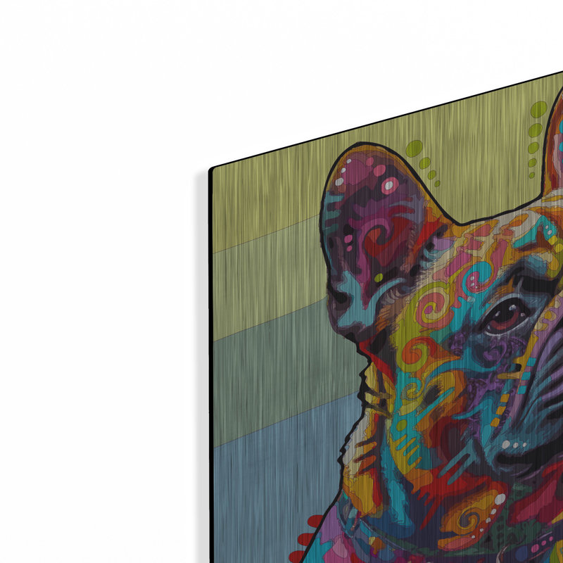 «The Absolute Frenchie» par Dean Russo, H 12 po x l 12 po