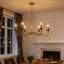 Lustre style campagne moderne 6 lumières-130903498
