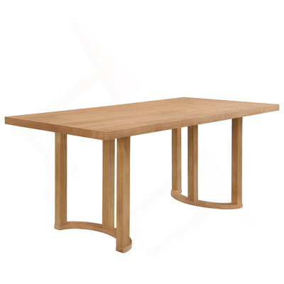 69 INCHES DINING TABLE (Natural)