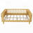 Wood Low Profile Bed With Rails For Girls And Boys-2047057499-2047057501
