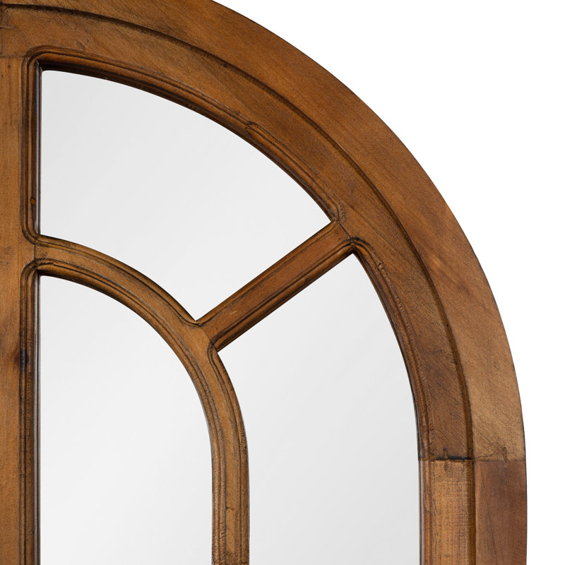Eggleston Flat Mirror, Rustic Brown