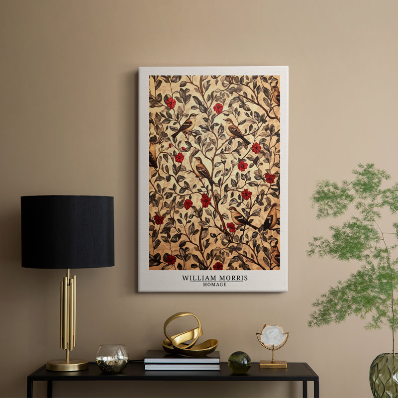 Wm Morris Series CLxxxi -Galerie enveloppée Cavas, H 48 po x l 32 po