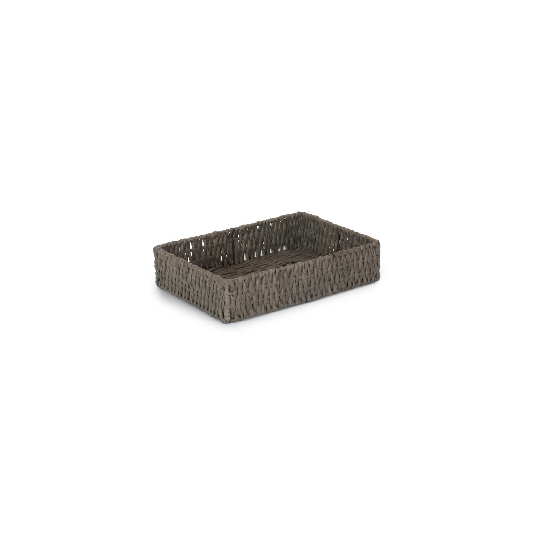 Lily Manor Wicker Storage Tray Basket