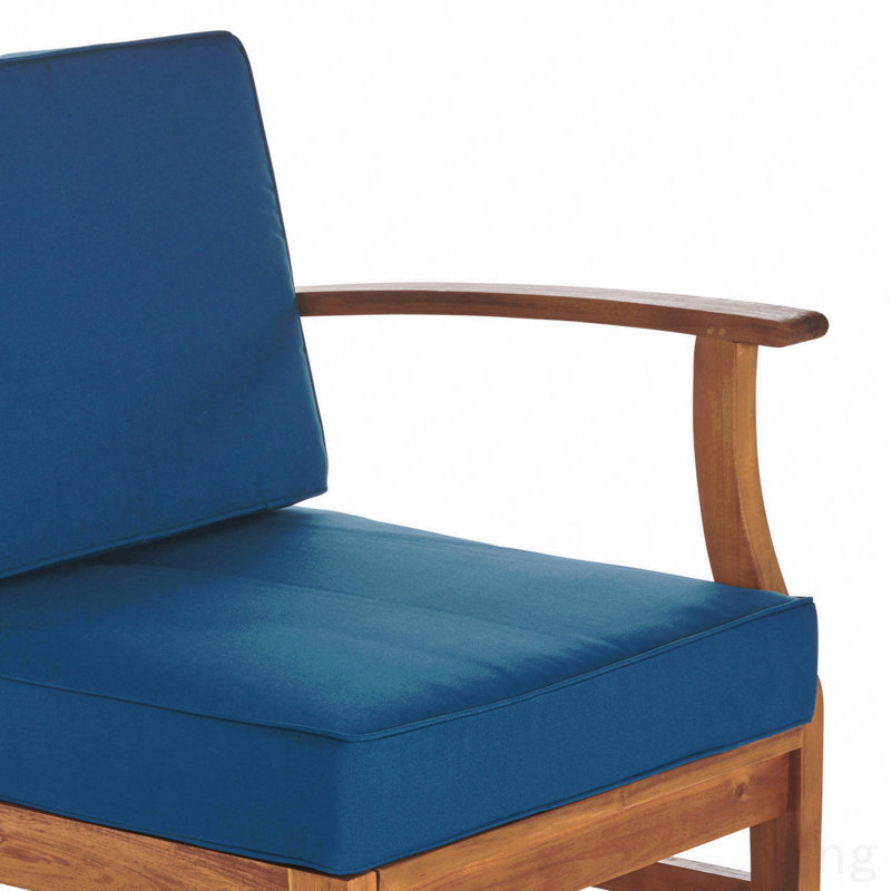 Fauteuil droit, bleu, Bleu