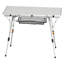 Couche de maille pliante en aluminium pour table de camping