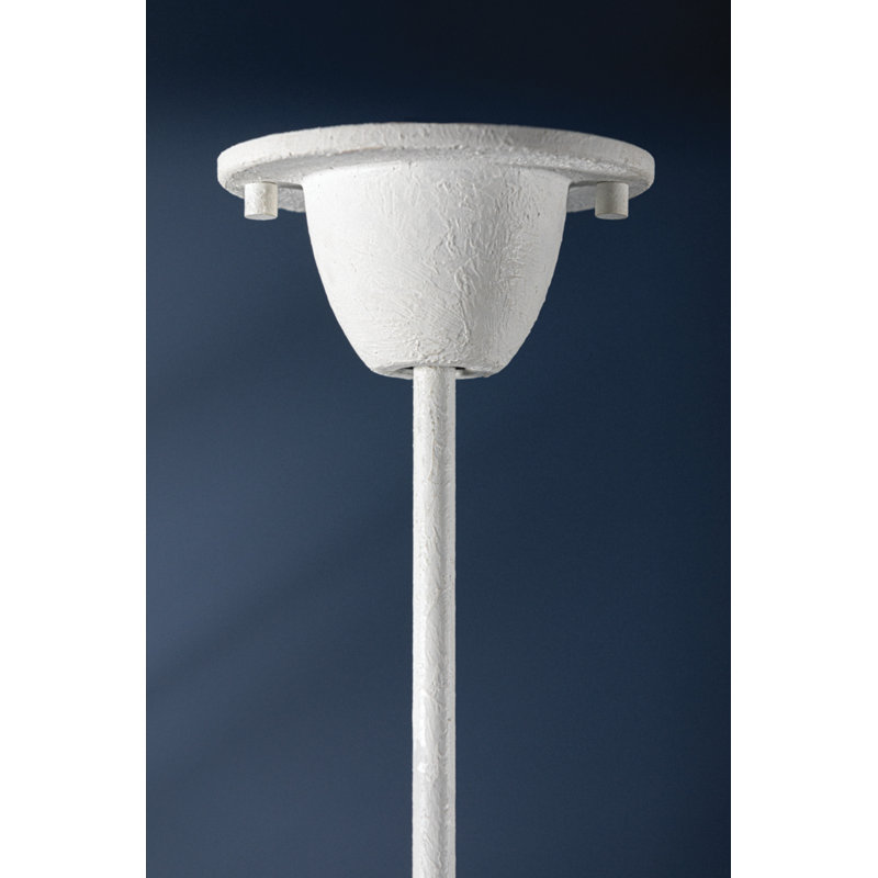Labra 6 Light Chandelier, White Plaster