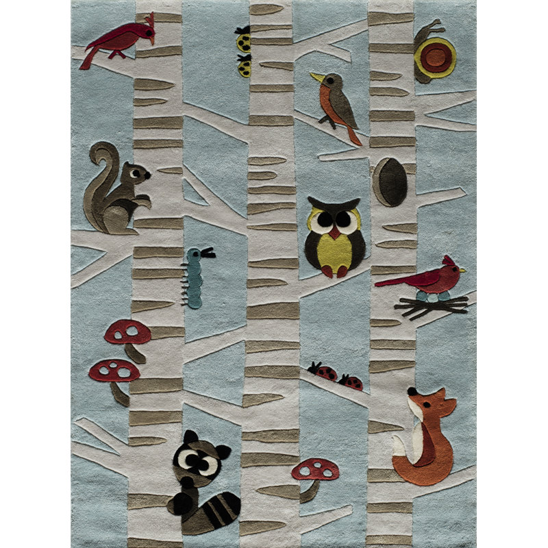 Tapis pour enfants Cecelia, Rectangle 8 pi x 10 pi