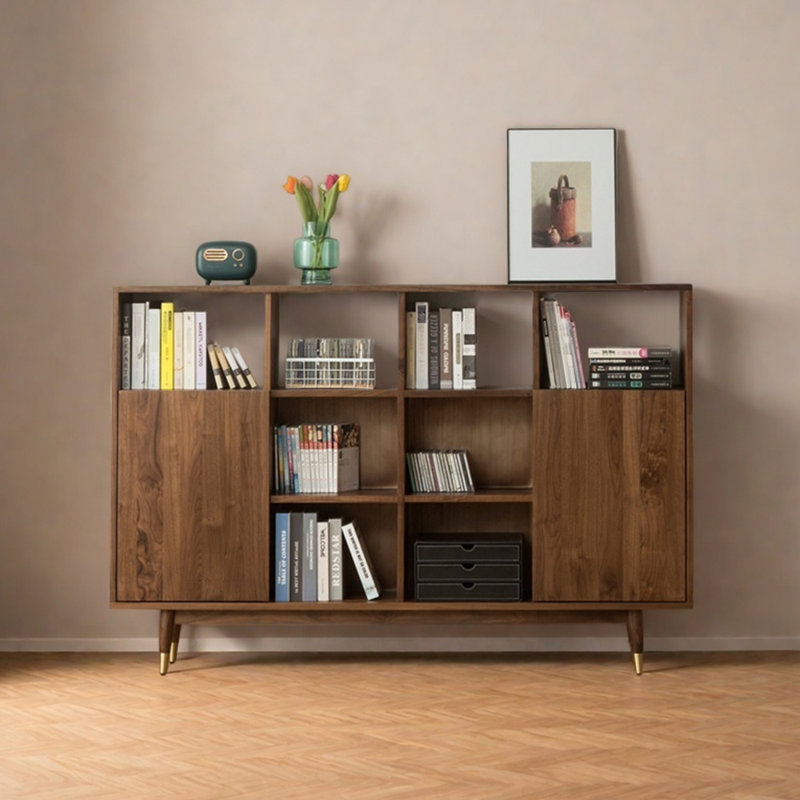 Bibliothèque au design unique, (3 tablettes) H 47,24 po x l 62,99 po x P 13,78 po