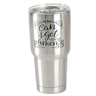 Dicksons Inc 30oz. Double Wall Insulated Stainless Steel Travel Tumbler