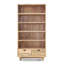 Paquette 180 cm H x 90 cm W Solid Wood Standard Bookcase-22018481