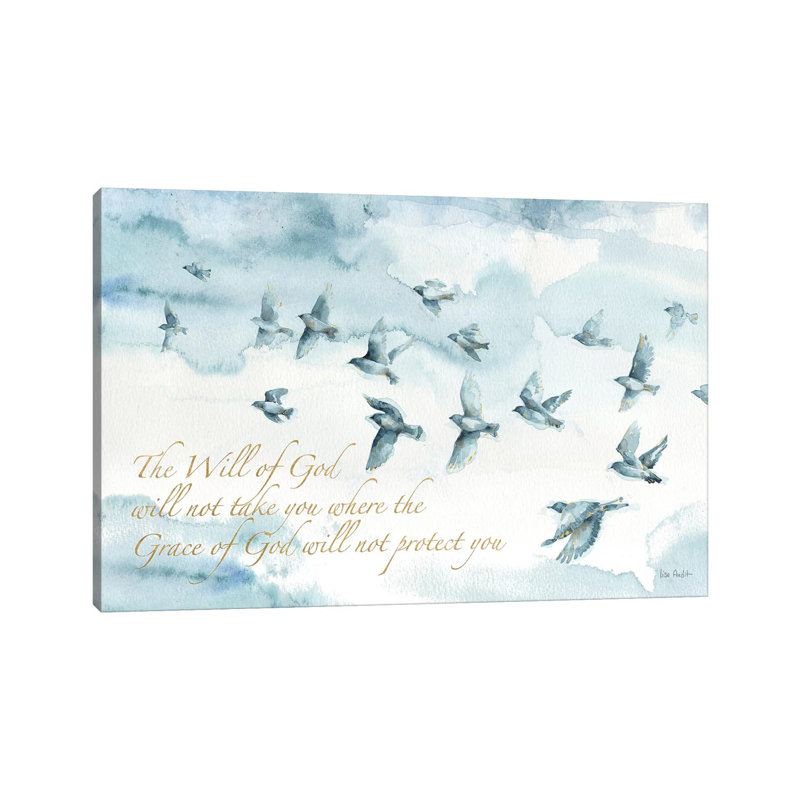 Indigold XIII With Script by Lisa Audit - Wrapped Canvas Painting, 20.32 cm H x 30.48 cm W