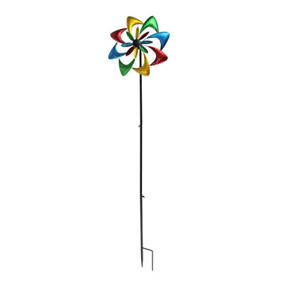 Art de jardin à vent