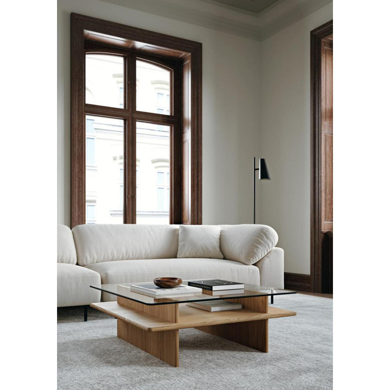 Collar 2-Seater, Cotton Blend, Ivory