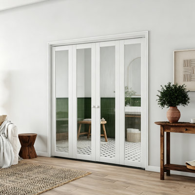 Porte pliante en bois massif 1-Lite