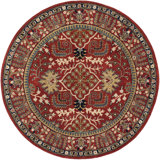 Antiquity Hand-Tufted Red Area Rug