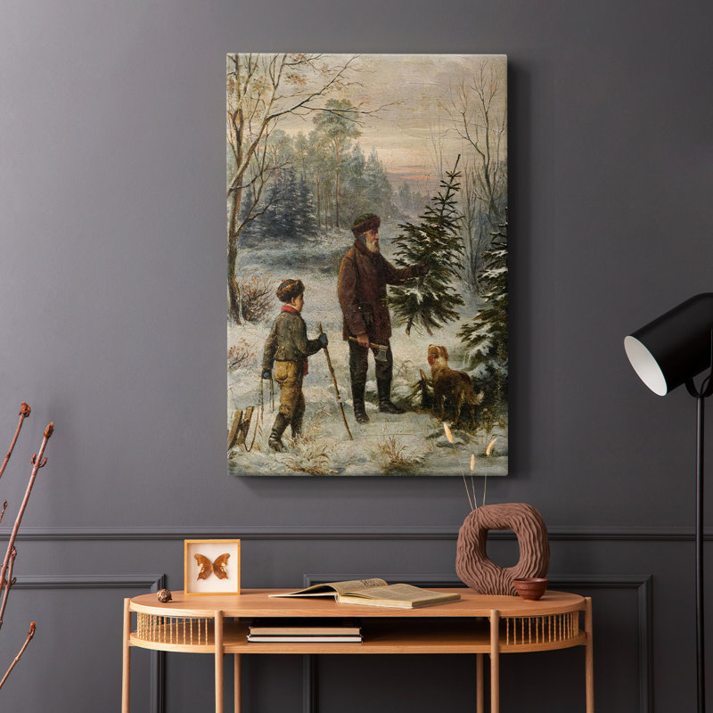Paysage rétro CCLIV - galerie Cavas, H 18 po x l 12 po